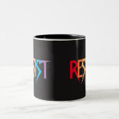 Resist in Rainbow Colors Mug (Center)