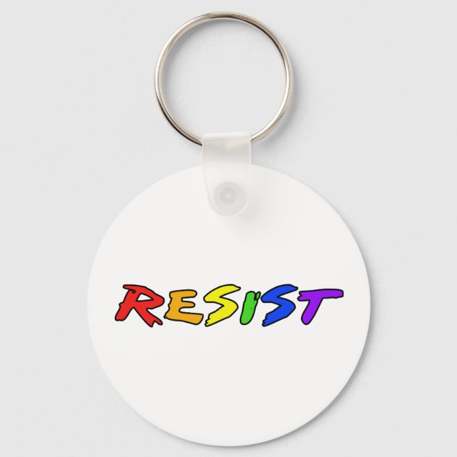 Resist! Keychain (Front)
