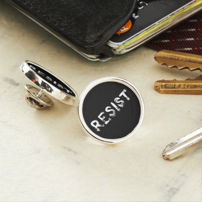 RESIST LAPEL PIN (In Situ)