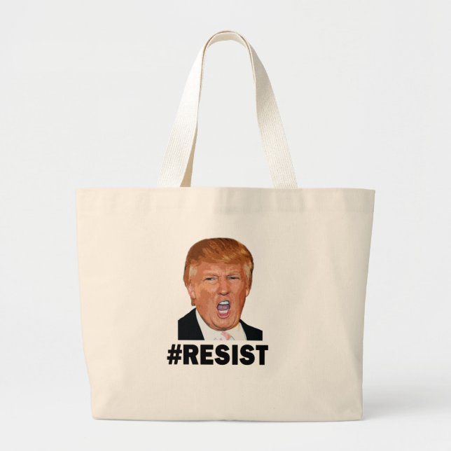 Resist Large Tote Bag (Front)