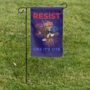 Resist Like It's 1776 Garden Flag