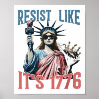 Resist Like Its 1776 No Kings Liberty Statue 4th O