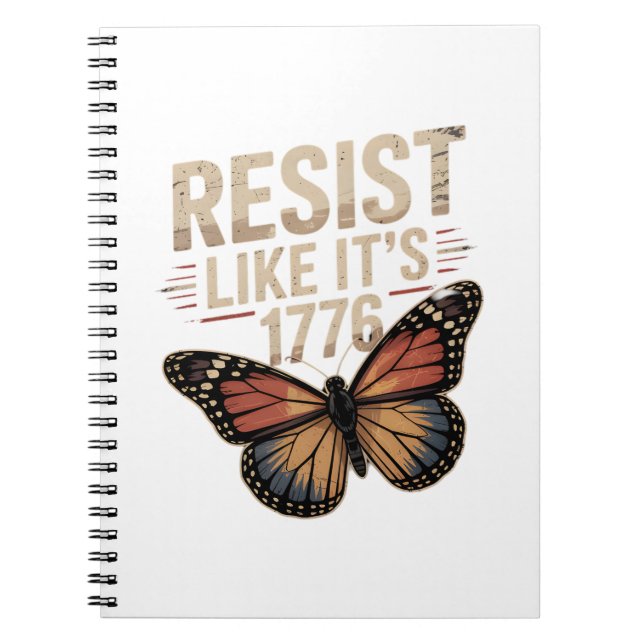 Resist Like It's 1776 Notebook (Front)