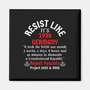Resist Like Its 1938 Germany _2  Magnet