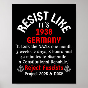 Resist Like Its 1938 Germany _2  Poster