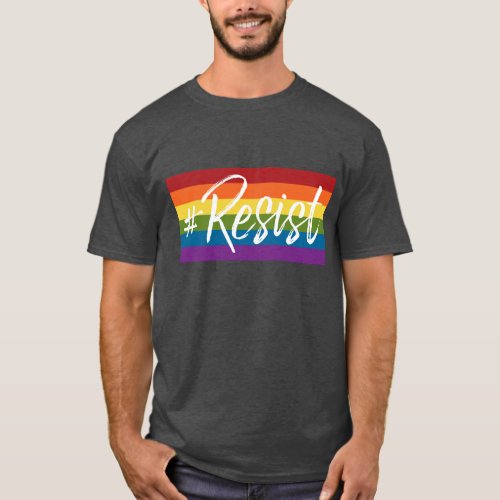 Resist _ Love Trumps Hate _ Anti Donald Trump T_Shirt