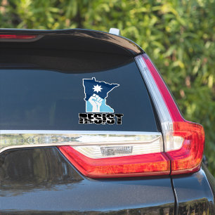 Resist Minnesota Raised Fist Sticker