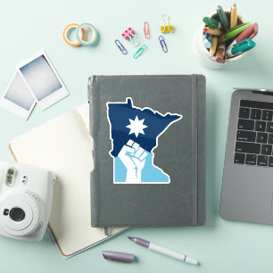 Resist Minnesota Raised Fist Sticker