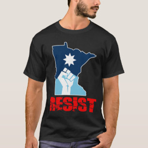 Resist Minnesota Raised Fist T-Shirt