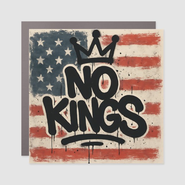 Resist No Kings Magnet (Front)