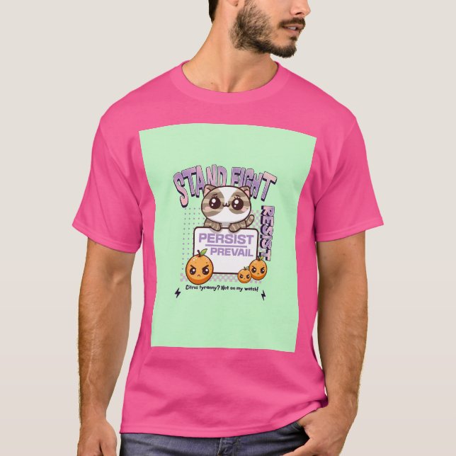 Resist Orange Tyranny T-Shirt (Front)