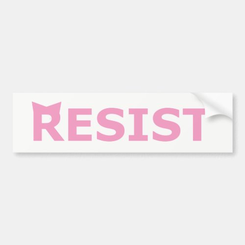 RESIST _ P_Hat Bumper Sticker