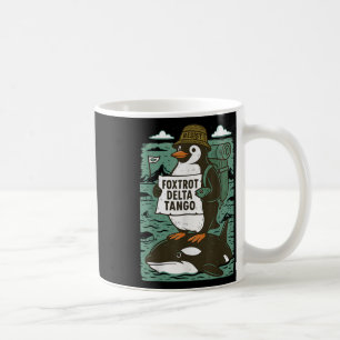 Resist Penguin Activism Graphic Design  Coffee Mug