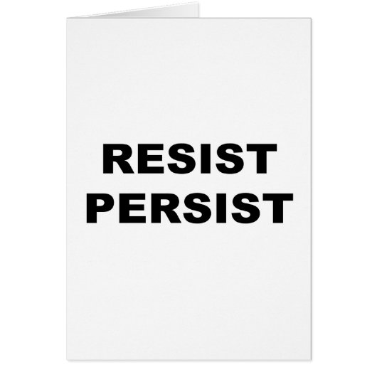 RESIST PERSIST CARDS (Front)