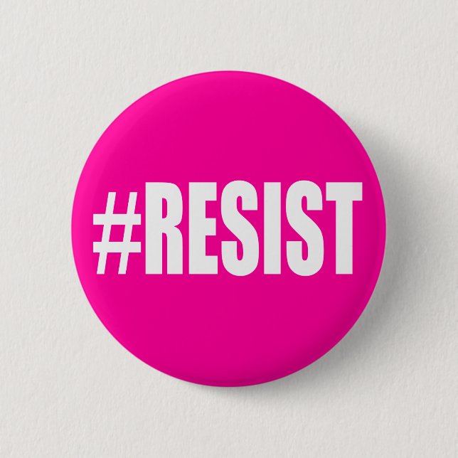 #RESIST PINBACK BUTTON (Front)