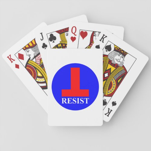Resist Playing Cards