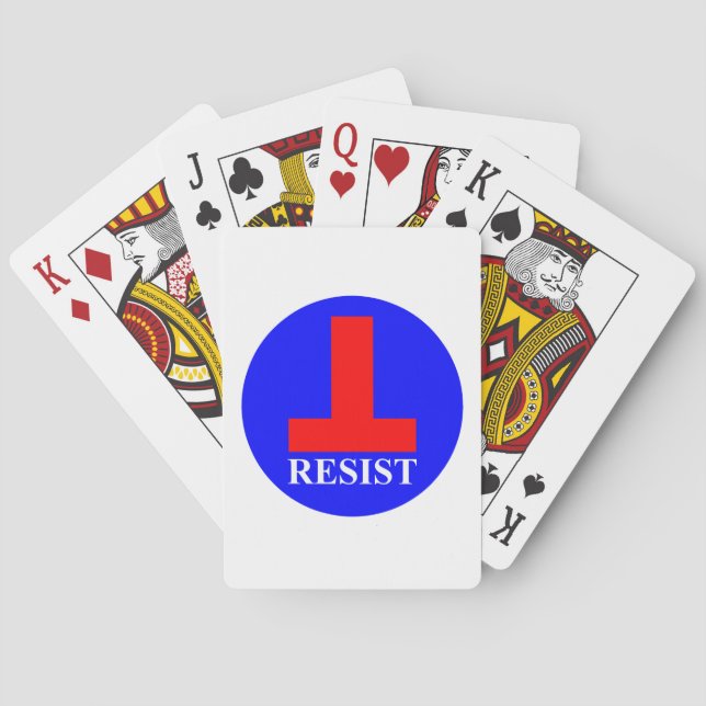 Resist Poker Cards (Back)