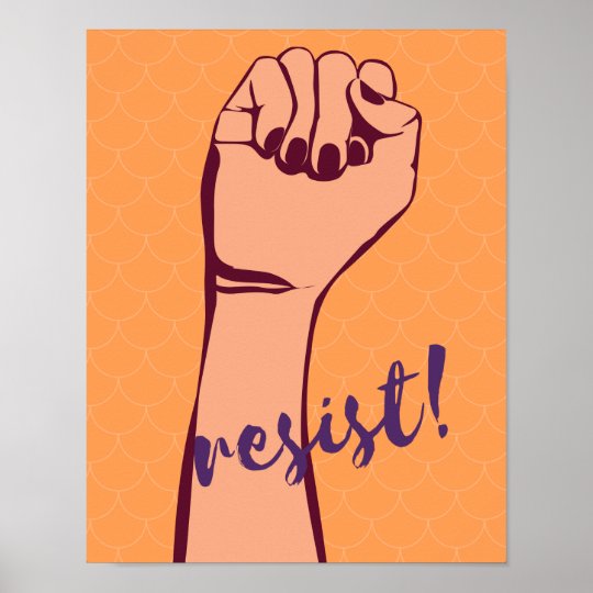 Resist! poster | Zazzle.com