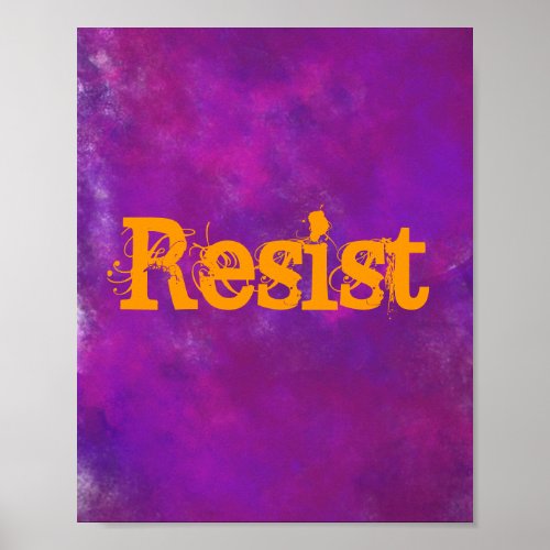 resist poster