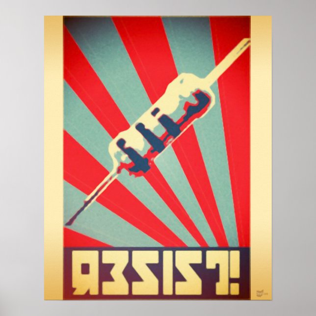 Resist propaganda poster (Front)