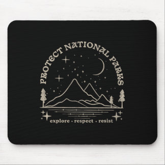 Resist Protect Our National Parks Graphic Anti Tru Mouse Pad
