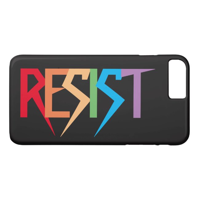Resist Rainbow Colors iPhone 7 Plus Case