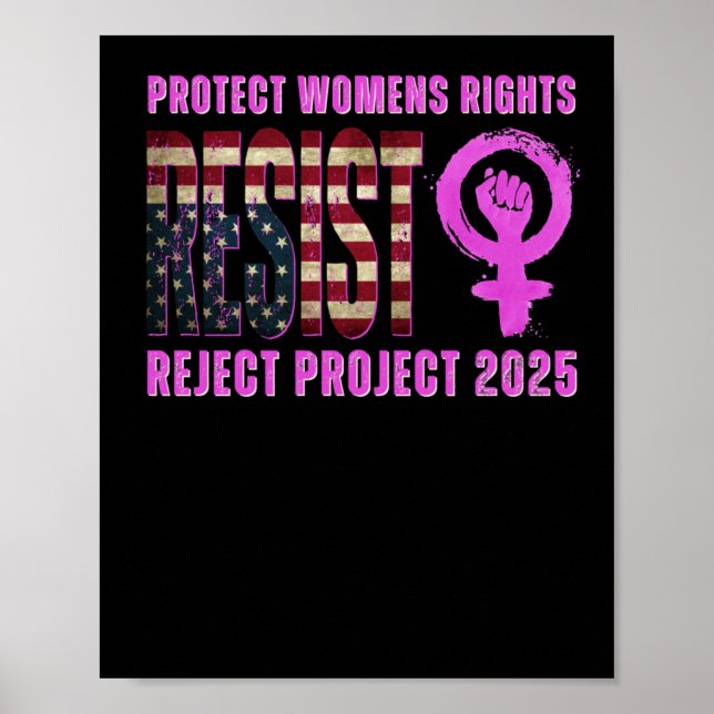 Resist Reject Project 2025  Poster (Front)