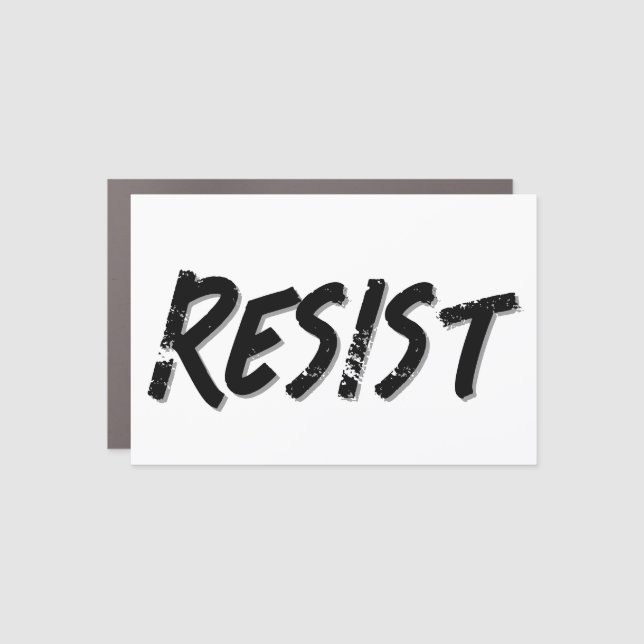 Resist Resistance  Car Magnet (Front)