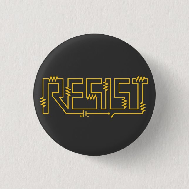 Resist Resistance Electronic Diagram Button (Front)