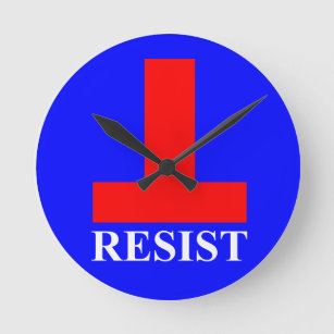 Resist Round Clock