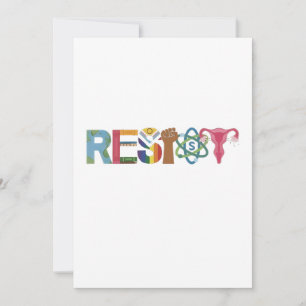 Resist Shirt Resistance Fight Fist Protest Liberal Announcement