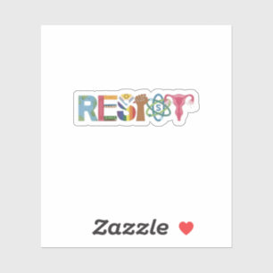 Resist Shirt Resistance Fight Fist Protest Liberal Sticker