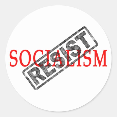 Resist Socialism stickers