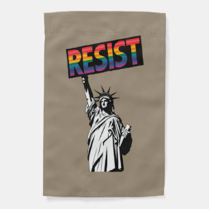 Resist Statue of Liberty Feminist Gift Garden Flag