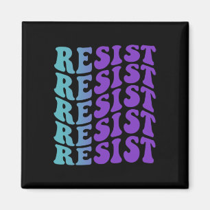 Resist Suicide Prevention Depression Awareness Magnet