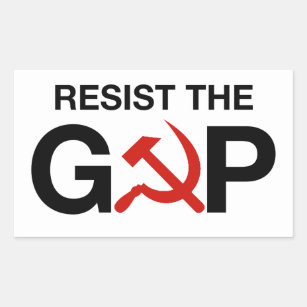Resist the Complicit GOP Rectangular Sticker