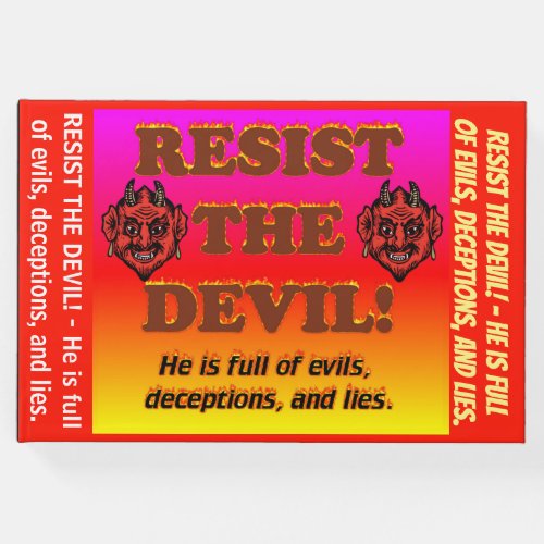 Resist The Devil Guest Book