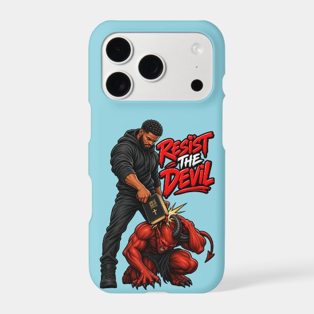 Resist the Devil iPhone Case (Back)