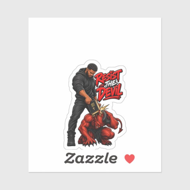 Resist the Devil Sticker (Sheet)