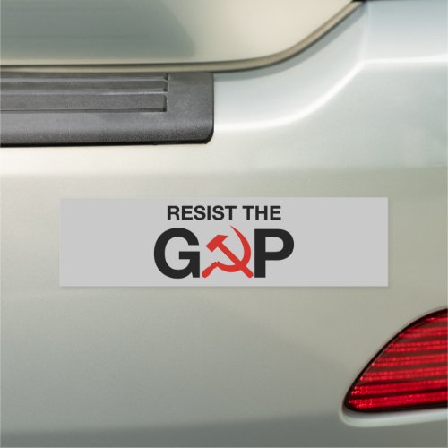 RESIST THE GOP CAR MAGNET