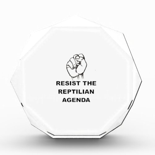 Resist The Reptilian Agenda Award