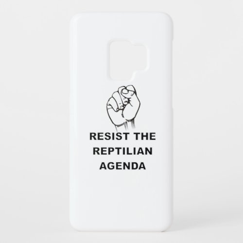 Resist The Reptilian Agenda Case_Mate Samsung Galaxy S9 Case