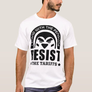 Resist The Tariffs Penguin T-Shirt