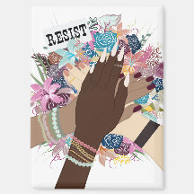 Resist Together – Floral Feminist Activism Art