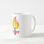 Resist Torch and Pitchfork Coffee Mug (Front Right)