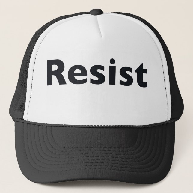 resist trucker hat (Front)