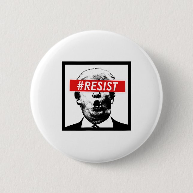 Resist Trump  Button (Front)