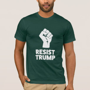 Resist Trump Clenched Solidarity Fist T-Shirt