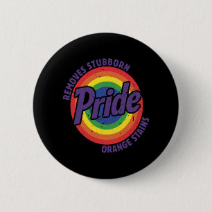 Resist Trump Remove Stubborn Orange Stains Pride M Button