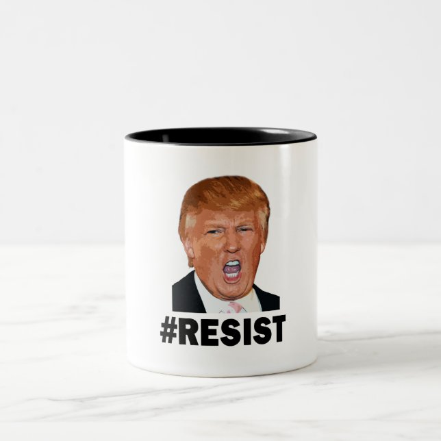 Resist Two-Tone Coffee Mug (Center)